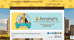 Desktop Screenshot of amshelpetsit.com