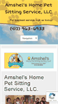 Mobile Screenshot of amshelpetsit.com