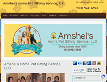 Tablet Screenshot of amshelpetsit.com